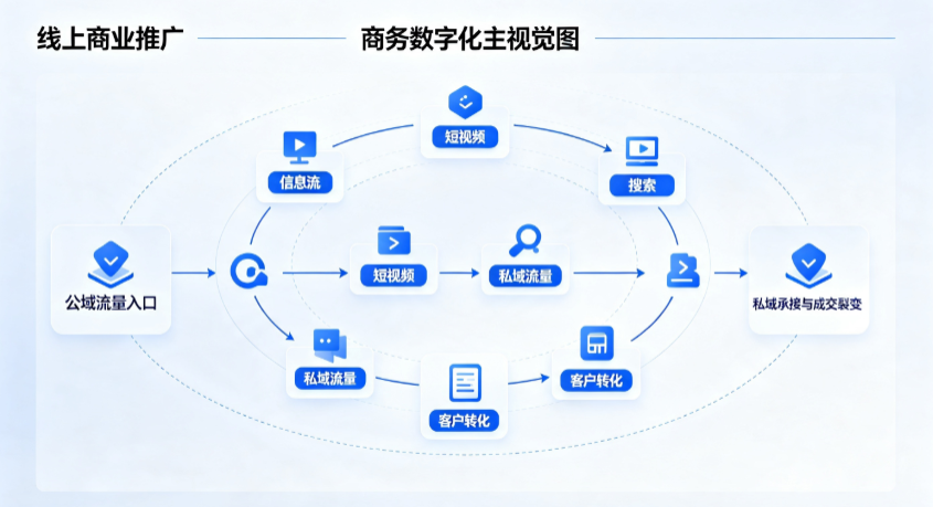 曲江区线上商业推广怎么做？全域流量闭环搭建与低成本转化实战指南